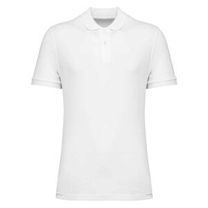 Native Spirit Mens Pique Polo Shirt / White